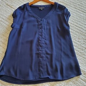 Fortune + Ivy Helina Mixed Material Blouse - Medium